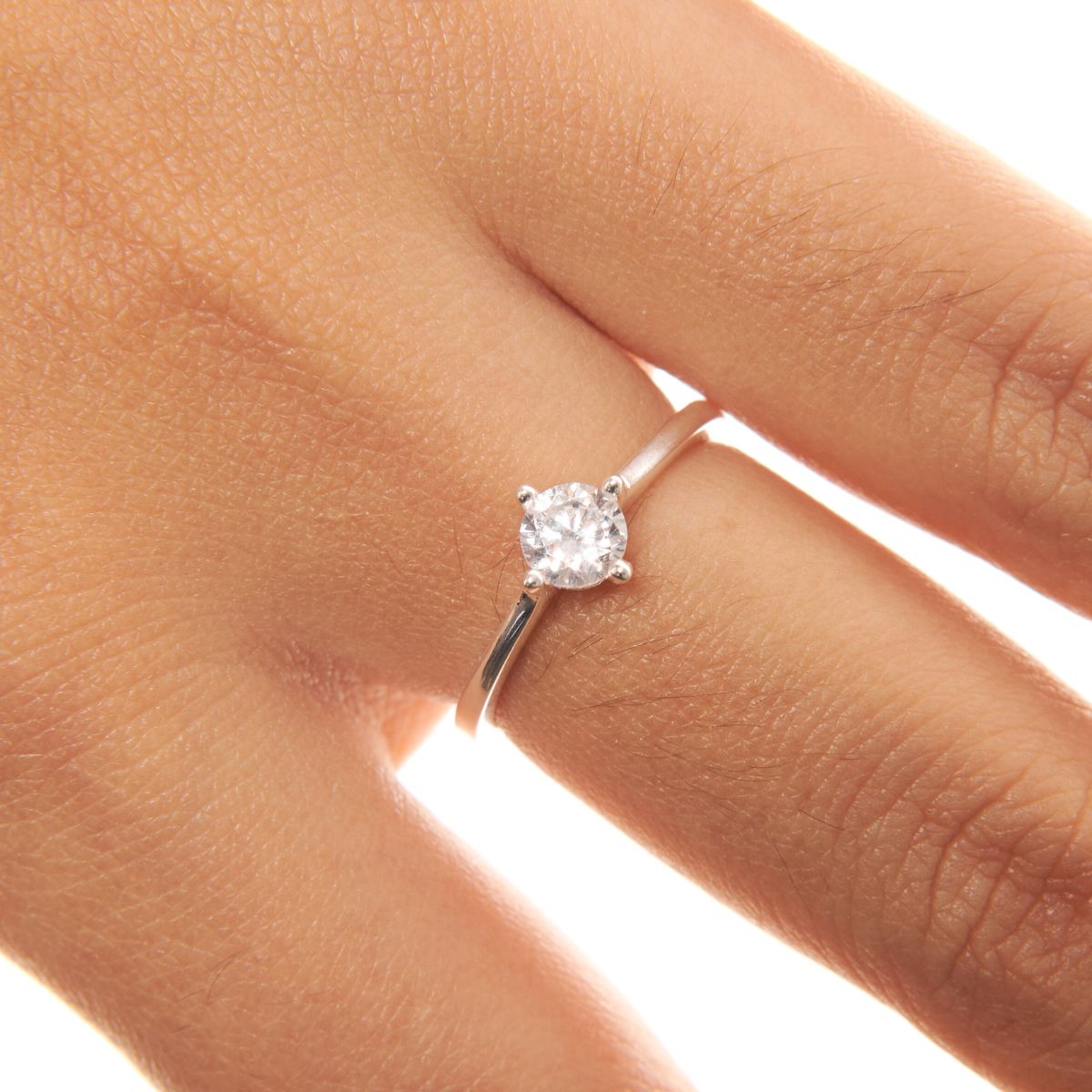 Anillo Compromiso Emma Circón Plata 925 - Joya en plata 925 - D'Merys