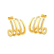 Aretes Golden Flow Waterproof