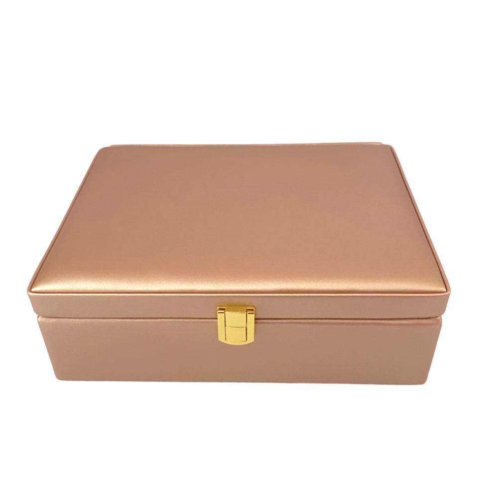 Joyero Bronce Maxi - Organizador de anillos, aretes y collares - Azzia joyería