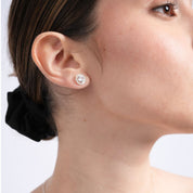 Set de Collar y Aretes Punto de Luz Circón Plata 925