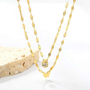 Collar Doble Butterfly Shine Waterproof