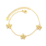 Pulsera Cadenza Pétalos Waterproof    - AZZIA JOYERIA