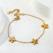 Pulsera Cadenza Pétalos Waterproof    - AZZIA JOYERIA