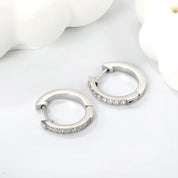 Argollas con Circones Mini | Azzia Joyería