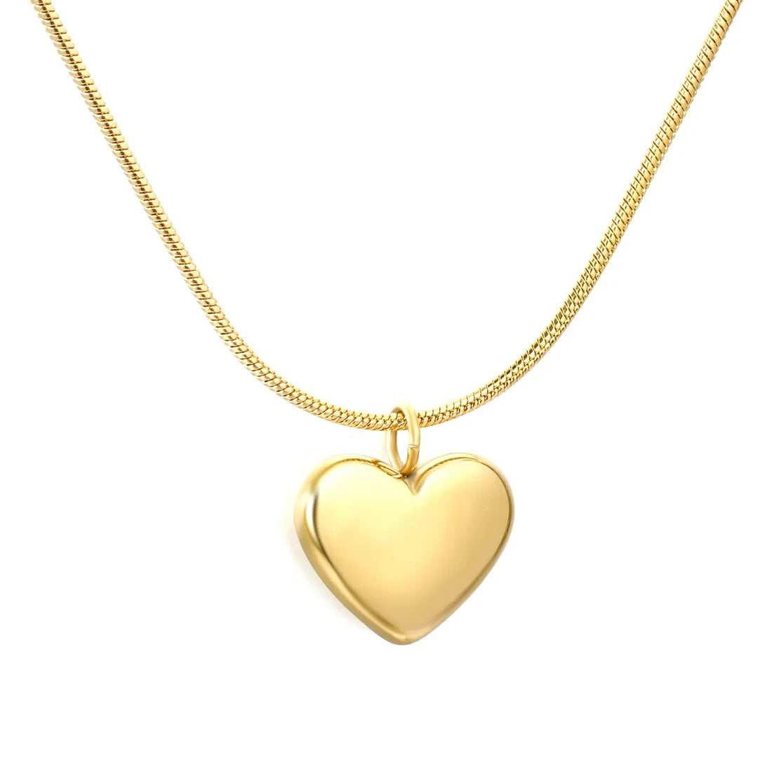 Collar Corazón elegante para toda mujer.Joya waterproof de lujo accesible, brillante y resistente al agua, ideal para toda ocasión y elegante.