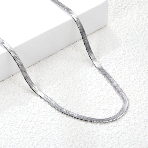 Collar Snake Lili Waterproof: Acero 316L Oro 18k | Azzia