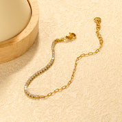 Pulsera Dúo Eva Waterproof: elegante, ajustable y resistente al agua. Perfecta para cualquier ocasión, con garantía de color por 2 años. ¡Azzia Joyeria!