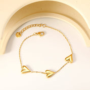 Pulsera Triple Hearts Waterproof