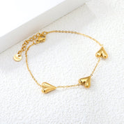 Pulsera Triple Hearts Waterproof