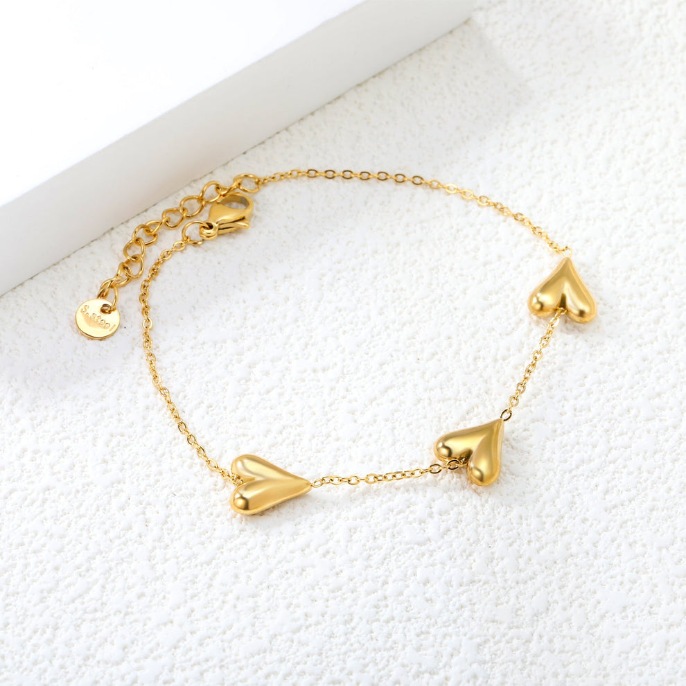 Pulsera Triple Hearts Waterproof