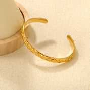 Brazalete Princesa Waterproof: Acero 316L Oro 18k | Azzia