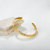 Brazalete Princesa Waterproof: Acero 316L Oro 18k | Azzia