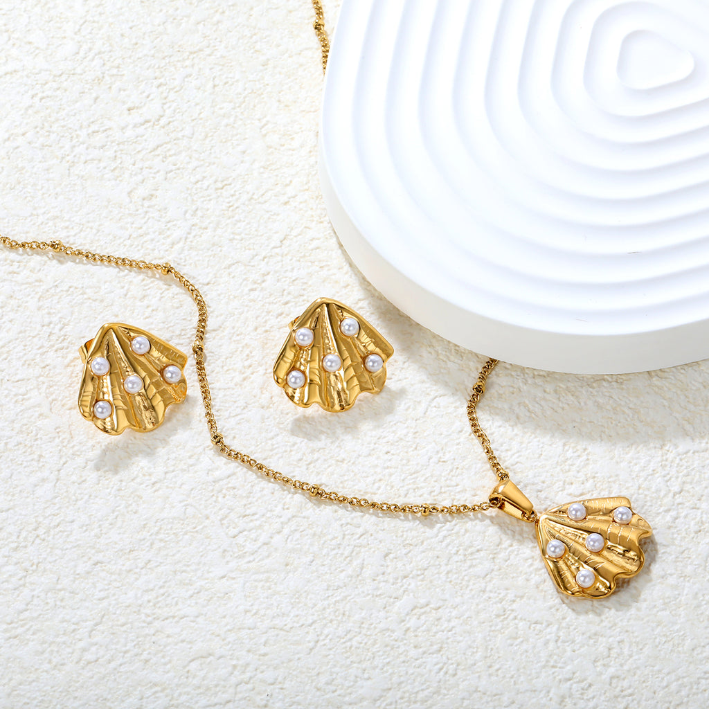 Set Collar y Aretes Riviera Waterproof