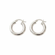 Argollas Lisa Clásica Plata 925