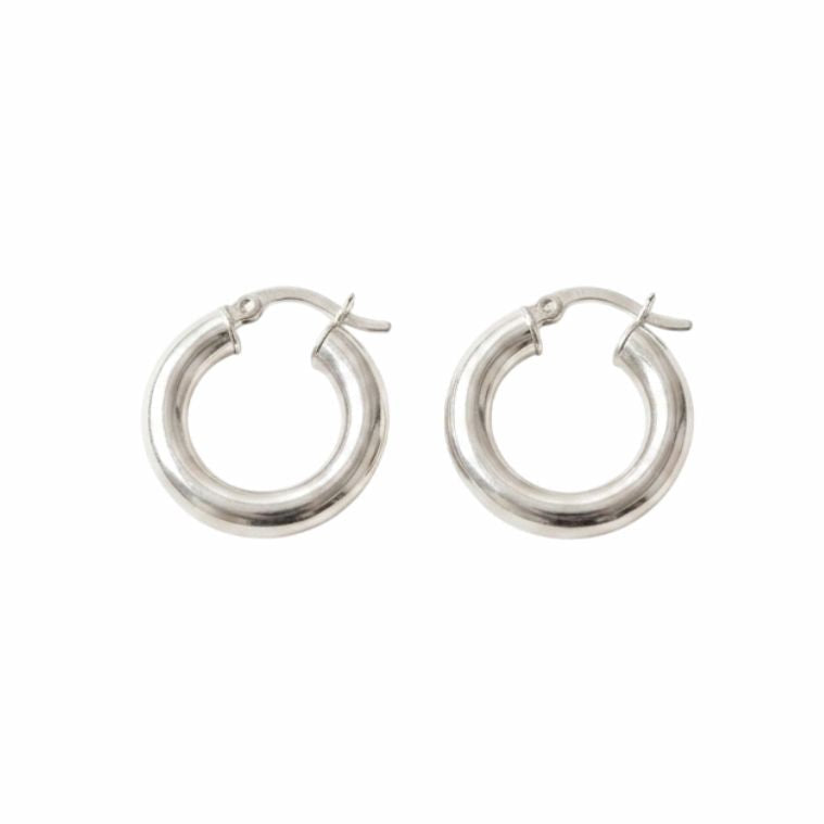 Argollas Lisa Clásica Plata 925