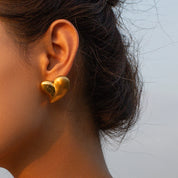 Set de Collar y Aretes Radiante Corazón Waterproof