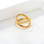 Anillo Elan de Acero Inoxidable | Azzia Joyería