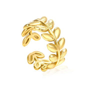 Anillo Espiga Regulable Waterproof - Joya en acero inoxidable enchapado en oro 18k - Azzia joyería