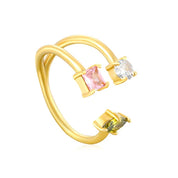Anillo para mujer eternity bold en talla 7. Joya waterproof sofisticada, resistente al agua, perfecta para looks elegantes y momentos únicos especiales.