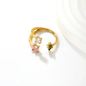 Anillo para mujer eternity bold en talla 7. Joya waterproof sofisticada, resistente al agua, perfecta para looks elegantes y momentos únicos especiales.