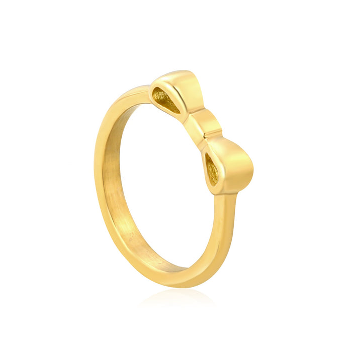 Anillo Lazo Waterproof: Acero 316L Oro 18k | Azzia