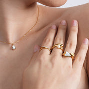 Anillo Perla Abierta Regulable Waterproof