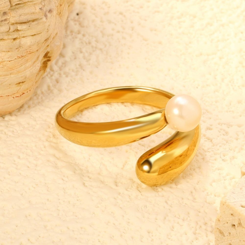 Anillo Perla Abierta Regulable Waterproof