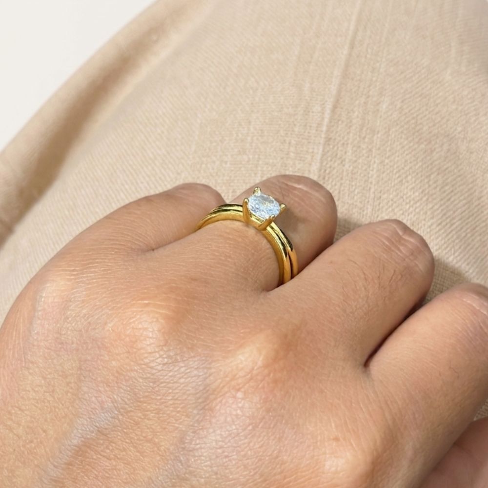 Anillo Promesa Danna Waterproof | Azzia Joyería