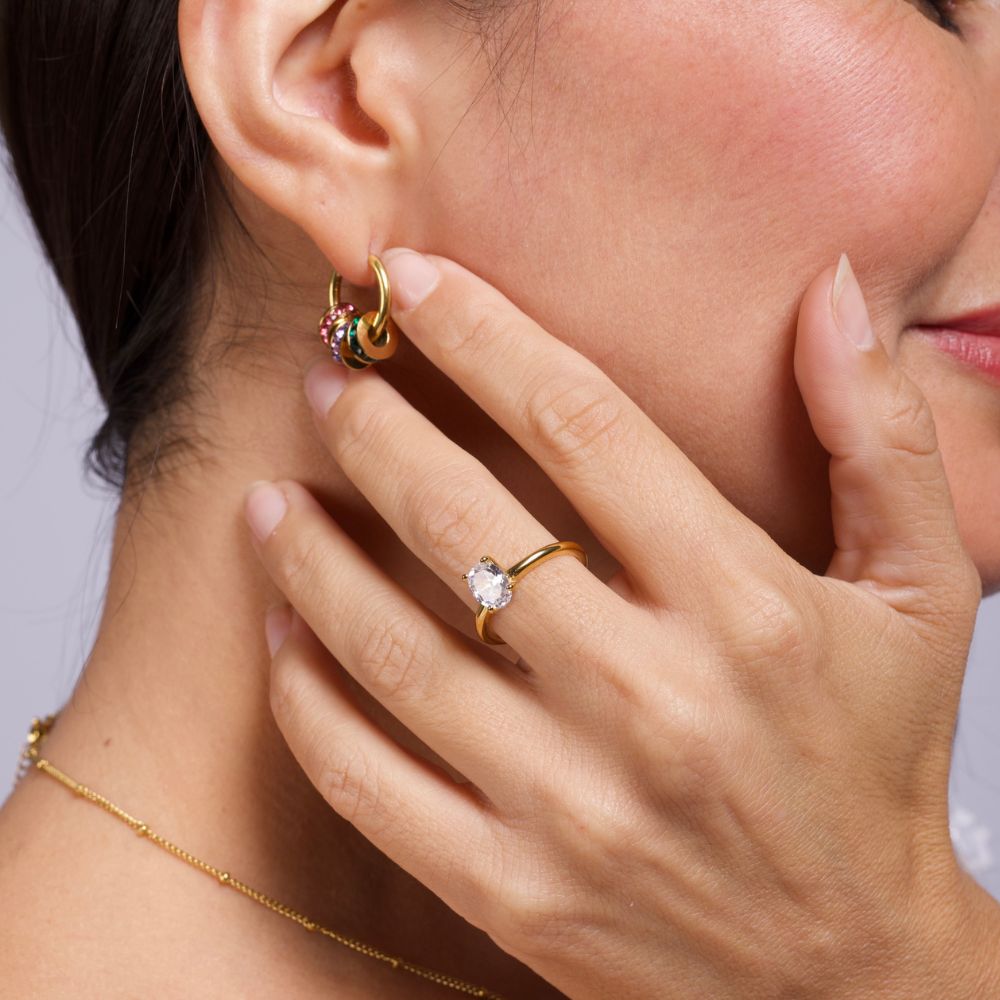 Anillo Promesa Selena Waterproof