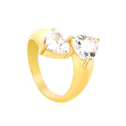 Anillo Doble Cristal Sirena Waterproof