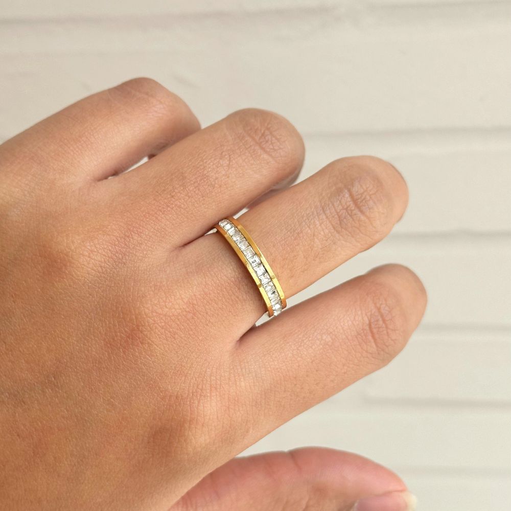 Anillo Churumbela Waterproof - Joya en acero inoxidable enchapado en oro 18k - D'Merys