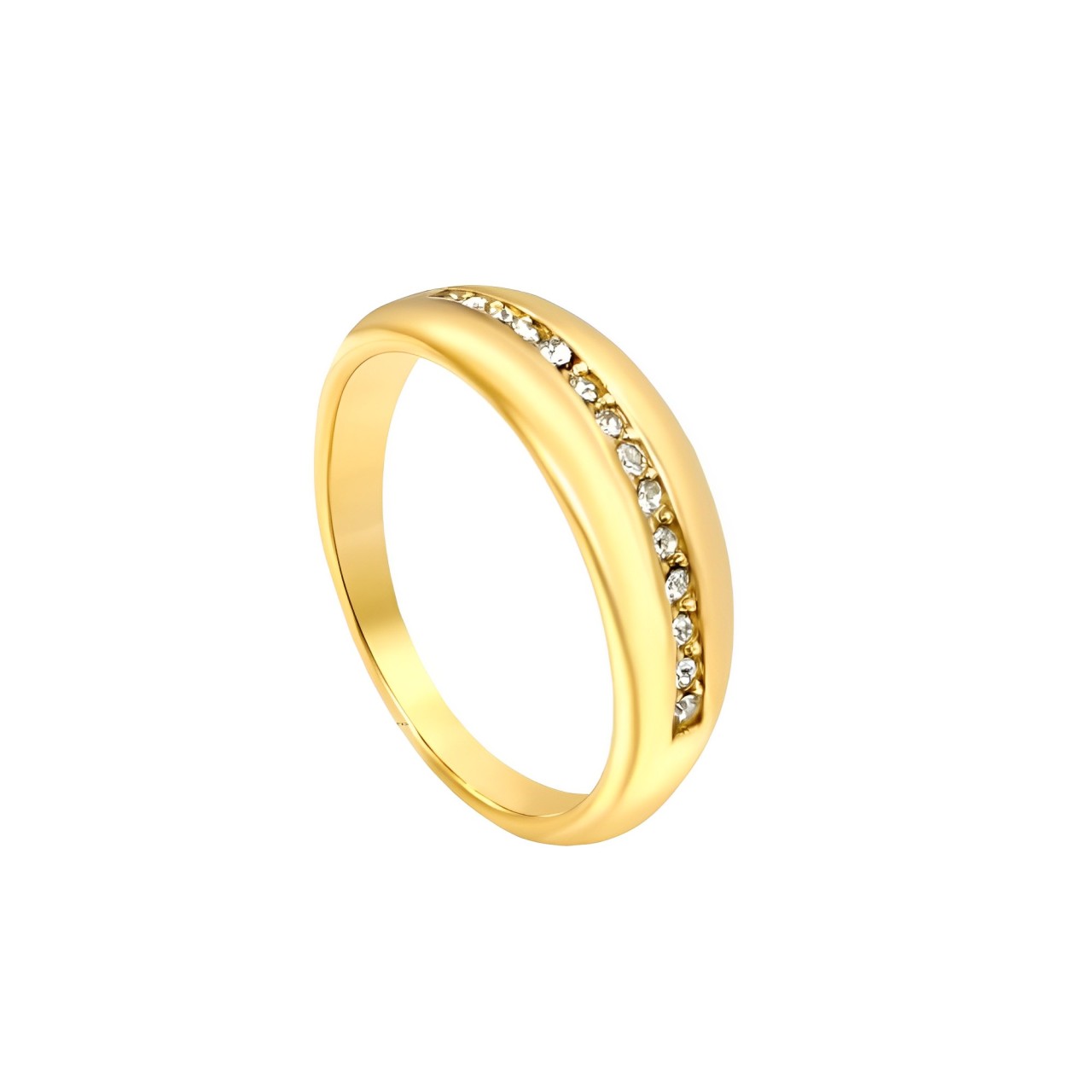 Anillo Destellos Chunky Waterproof - Joya en acero inoxidable enchapado en oro 18k - D'Merys