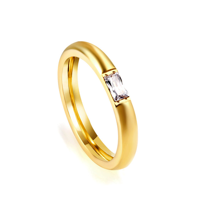 Anillo Luz Waterproof - Joya en acero inoxidable enchapado en oro 18k - Azzia