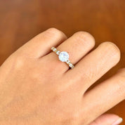 Anillo Promesa Diamond Circones Waterproof - Joya en acero inoxidable enchapado en oro 18k - D'Merys