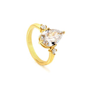 Anillo Promesa Duquesa Waterproof - Joya en acero inoxidable enchapado en oro 18k - D'Merys