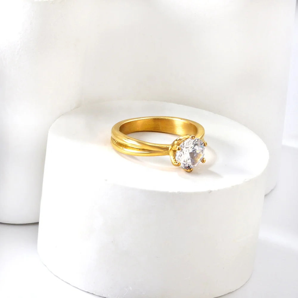 Anillo Promesa Elegante Waterproof
