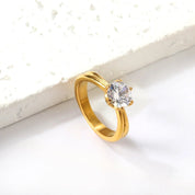 Anillo Promesa Elegante Waterproof
