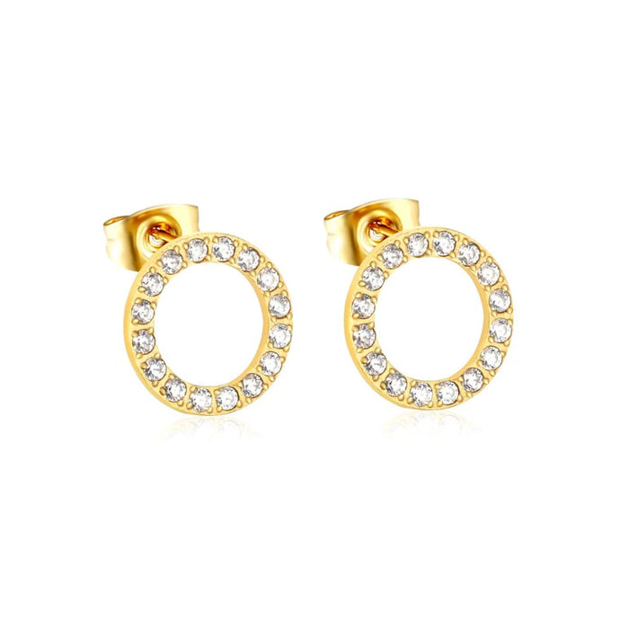 Aretes en acero inoxidable - AZZIA JOYERIA 