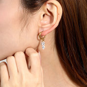 Aretes Cristal Marqueza Waterproof    - AZZIA JOYERIA