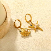 Aretes Dúo del Mar Waterproof