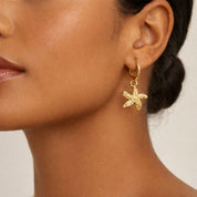 Aretes Estrella Marina Waterproof