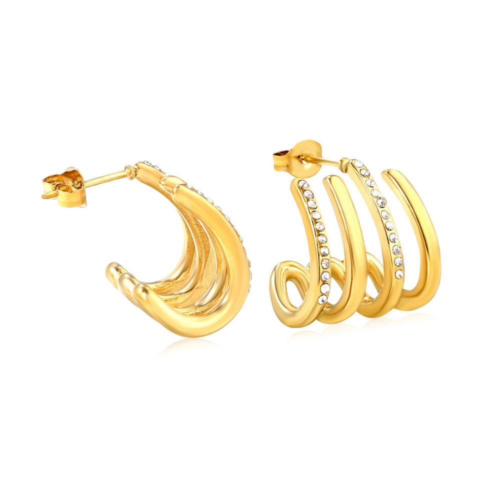 Aretes Golden Flow Waterproof