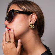 Aretes Lucrecia Waterproof | Azzia Joyería