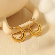 Aretes Media Luna Waterproof