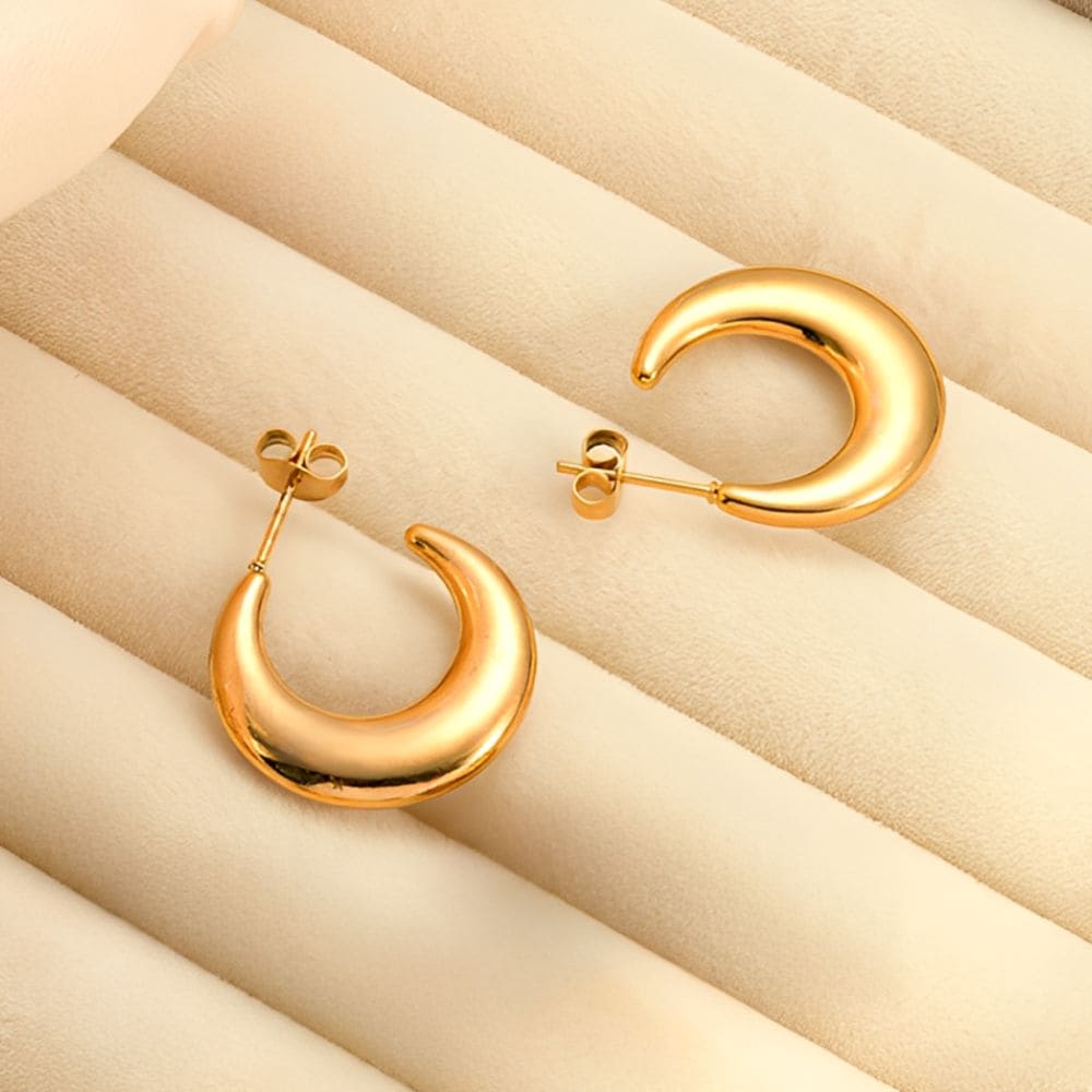 Aretes Media Luna Waterproof