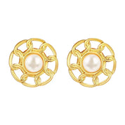 Aretes Perla Amelia Waterproof    - AZZIA JOYERIA