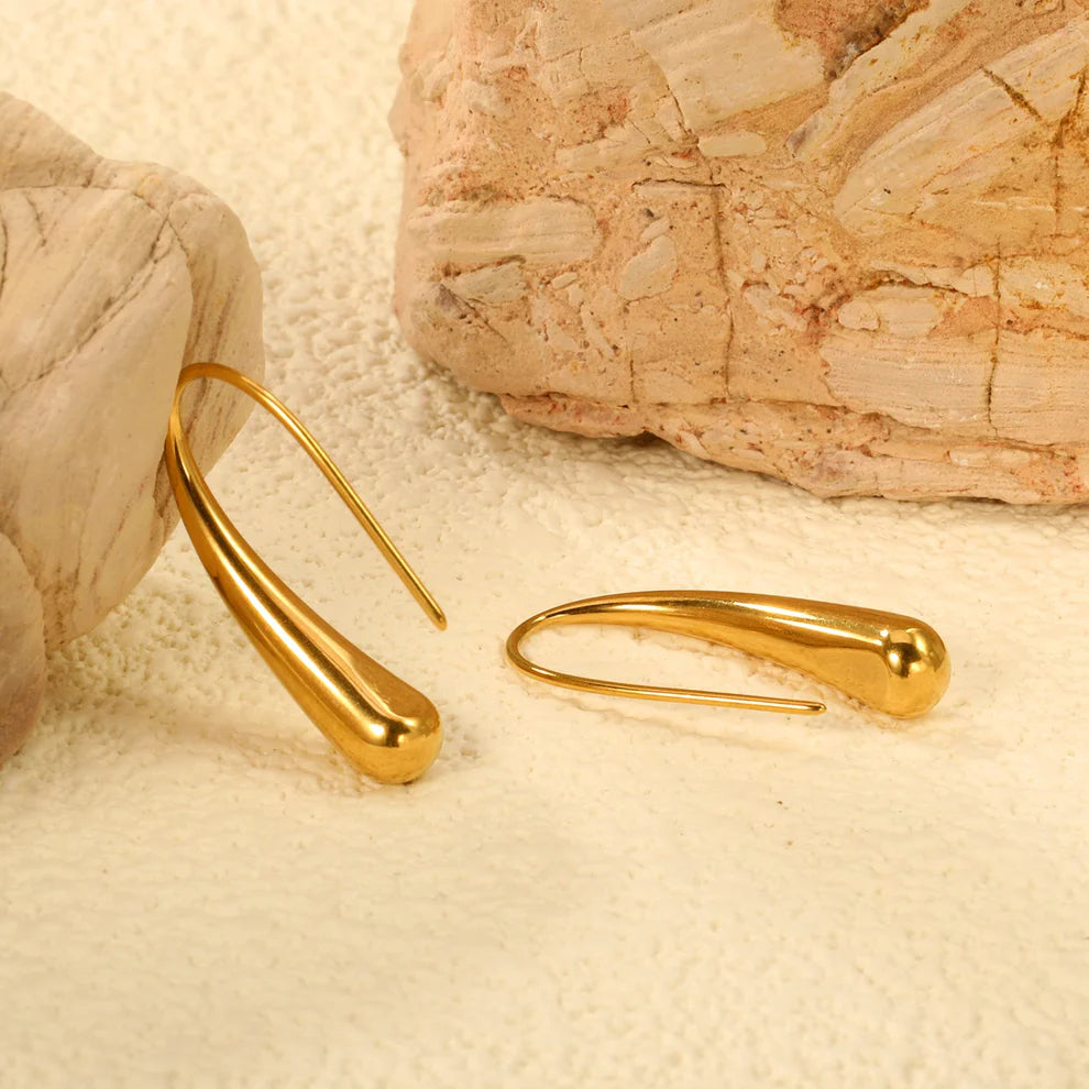 Aretes Savia Colgantes Waterproof    - AZZIA JOYERIA