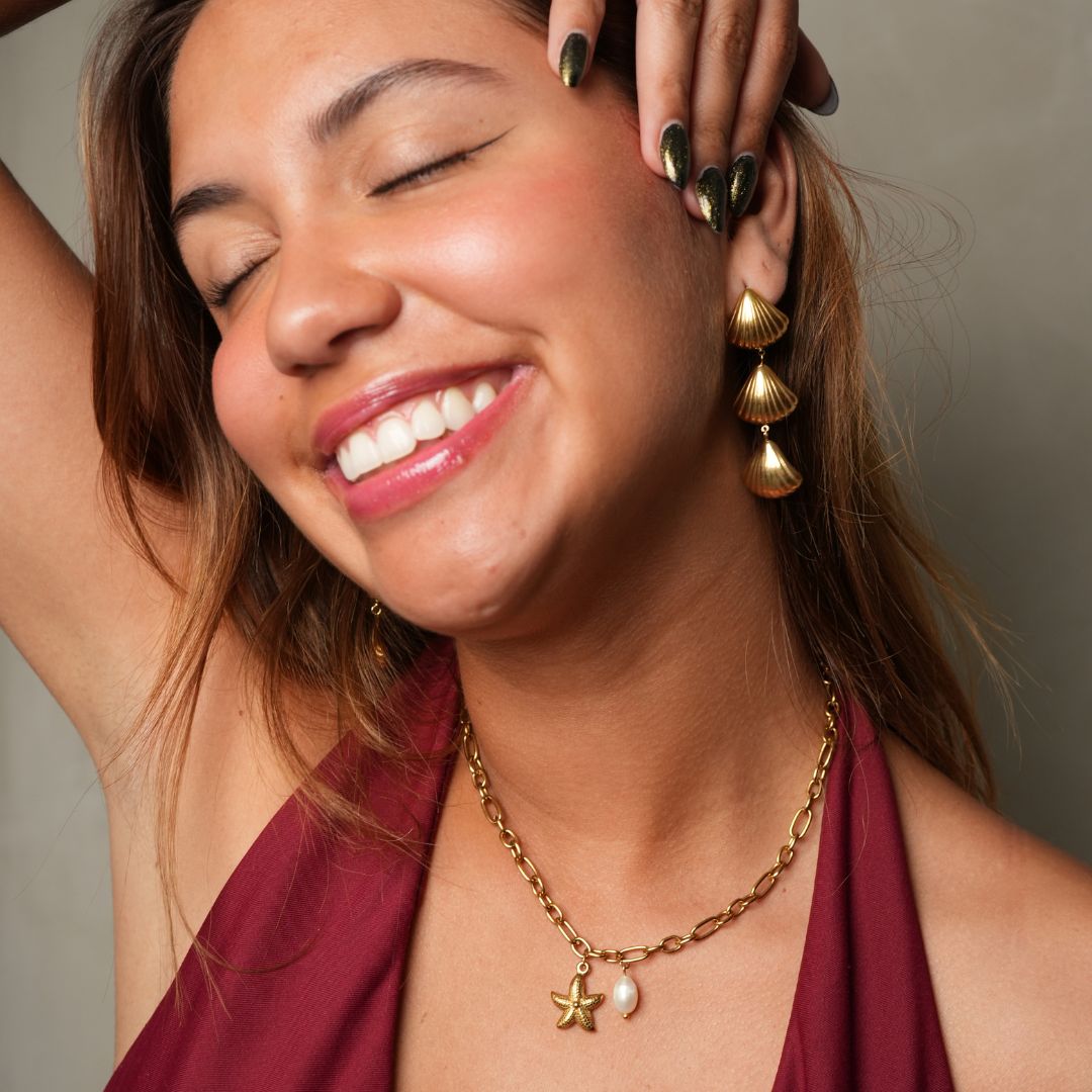 Aretes Triple Conchita  Waterproof