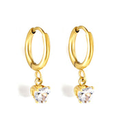 Aretes Encanto Waterproof - Joya en acero inoxidable enchapado en oro 18k - D'Merys