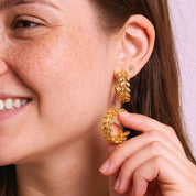 Aretes espiga Azzia resistentes al agua elegantes